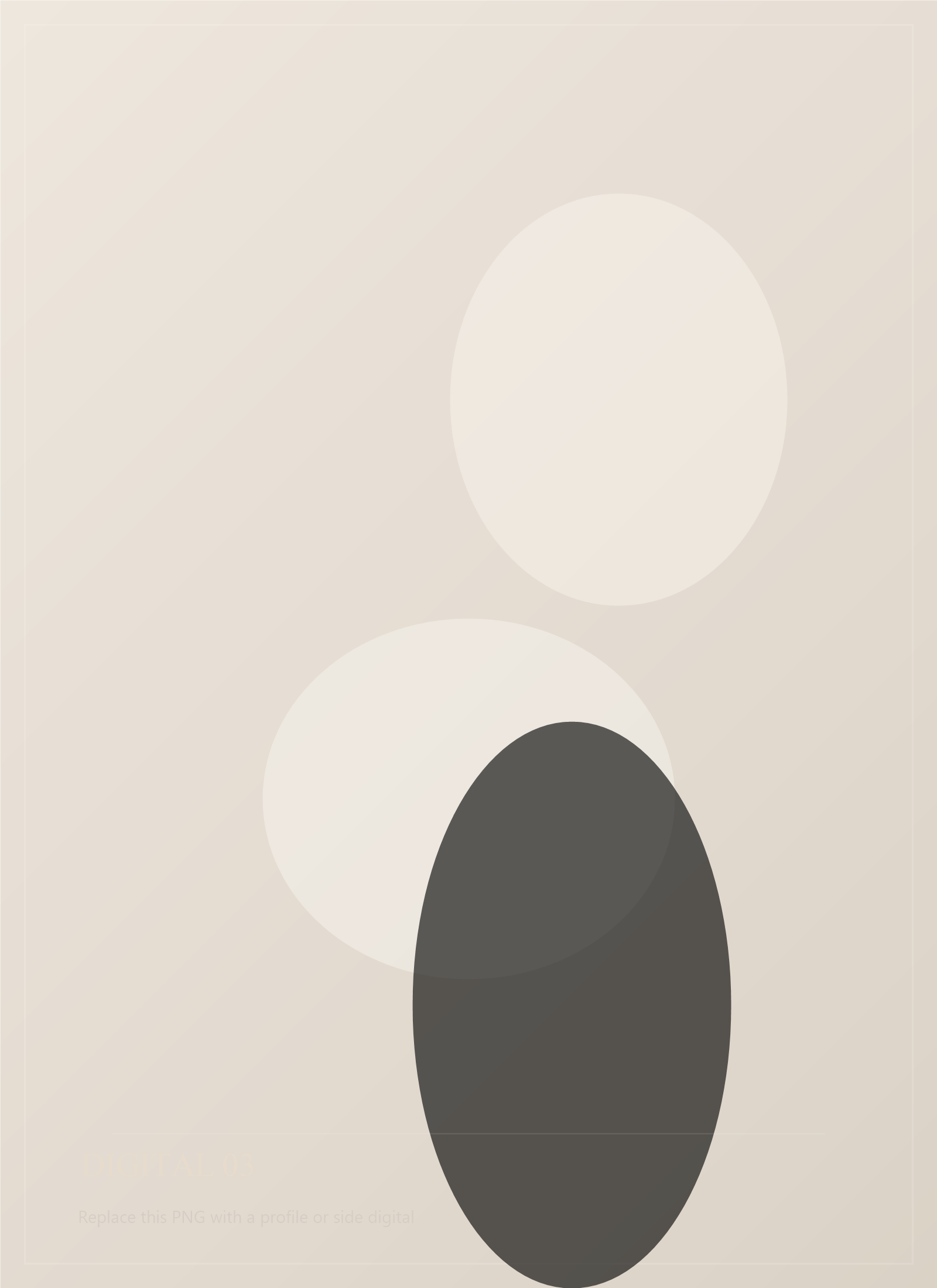 Digitals placeholder side profile portrait.